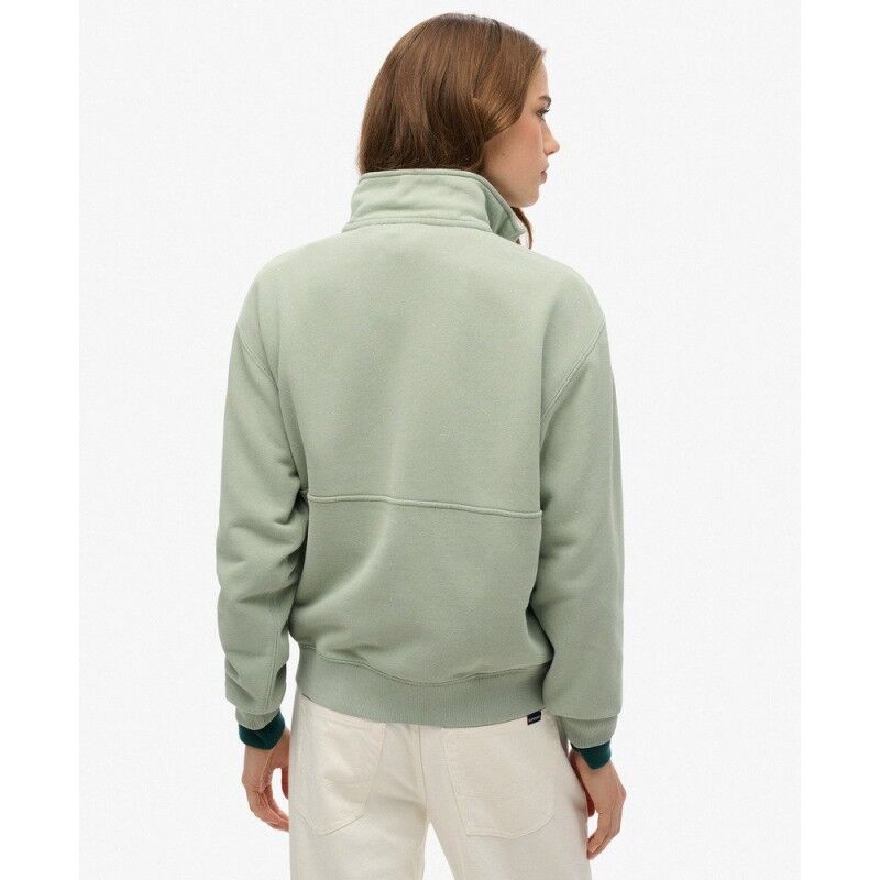 Superdry Essential Logo Oversized Half Zip - Dámská mikina | Hardloop