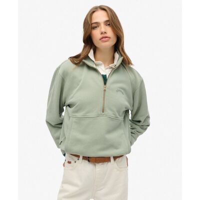 Essential Logo Oversized Half Zip - Bluza damska