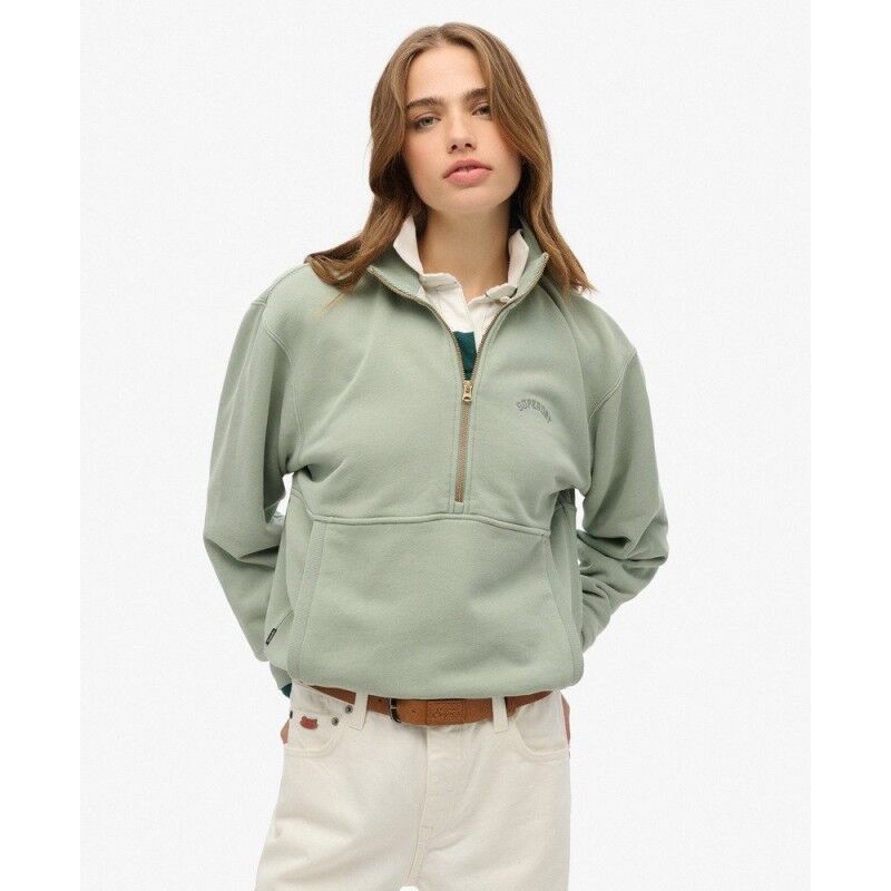 Essential Logo Oversized Half Zip - Sweatshirt femme