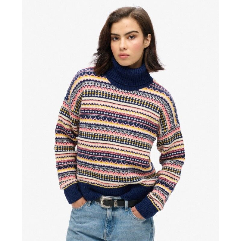 Superdry Textured Stripe Pattern Jumper - Dámsky pullover | Hardloop