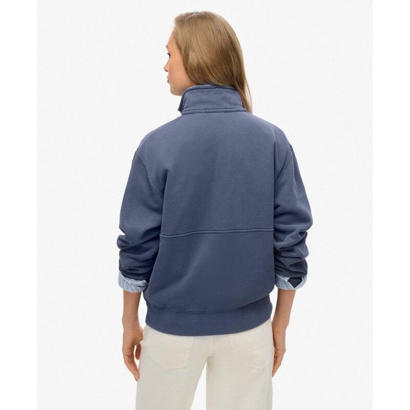 Superdry Essential Logo Oversized Half Zip - Sweatshirt femme | Hardloop