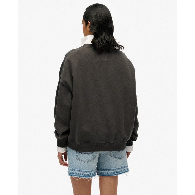 Superdry Athletic Essentials Tonal Applique Crew Sweatshirt - Pullover - Damen | Hardloop