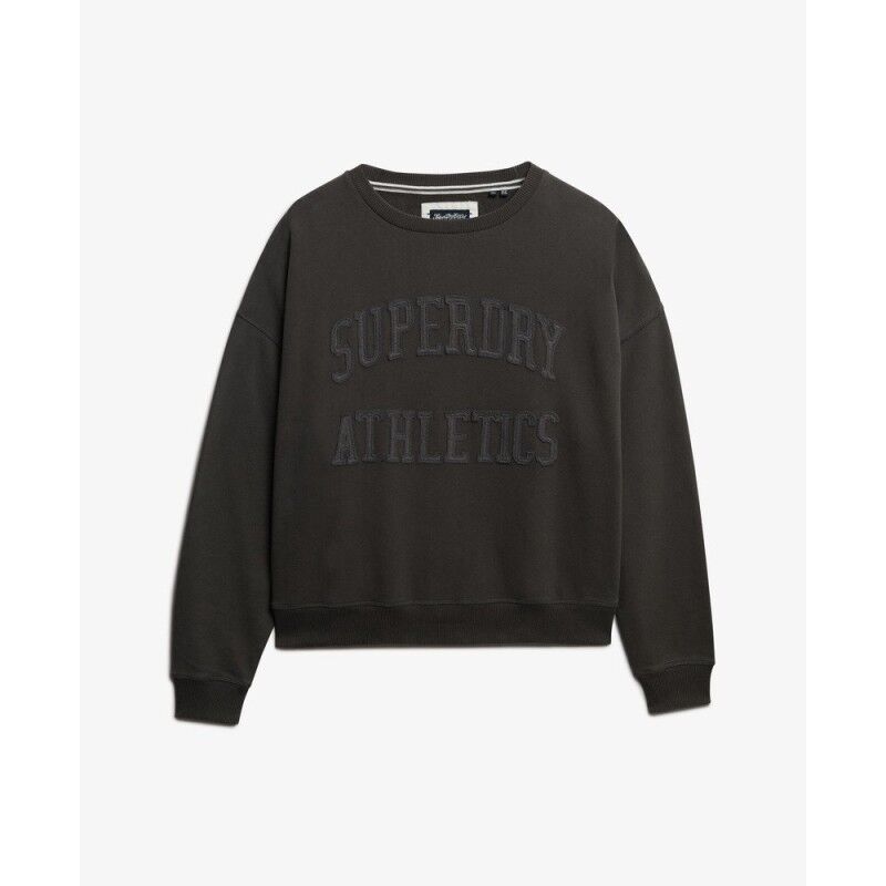Superdry Athletic Essentials Tonal Applique Crew Sweatshirt - Jerséis - Mujer | Hardloop