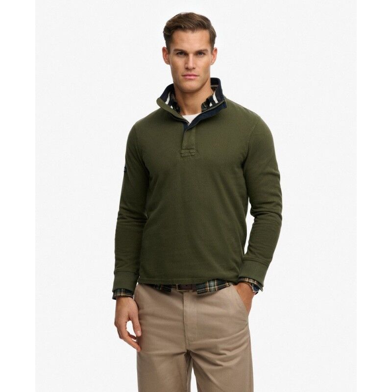 Superdry Cotton Classics Jersey Half Zip Sweatshirt - Sweatshirt homme | Hardloop