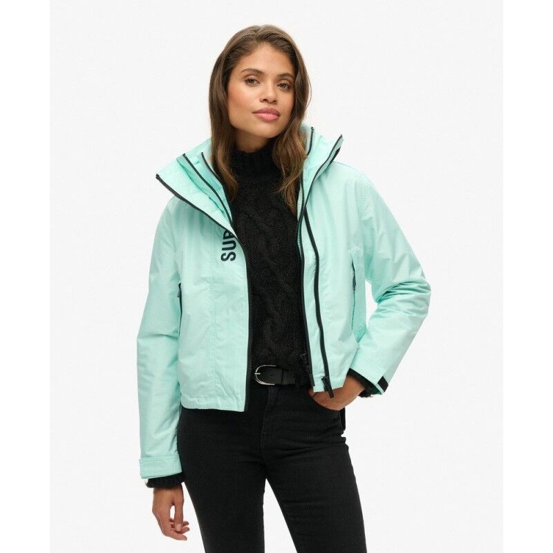 Superdry Hooded Embroidered SD Windbreaker Jacket - Windjack - Dames | Hardloop