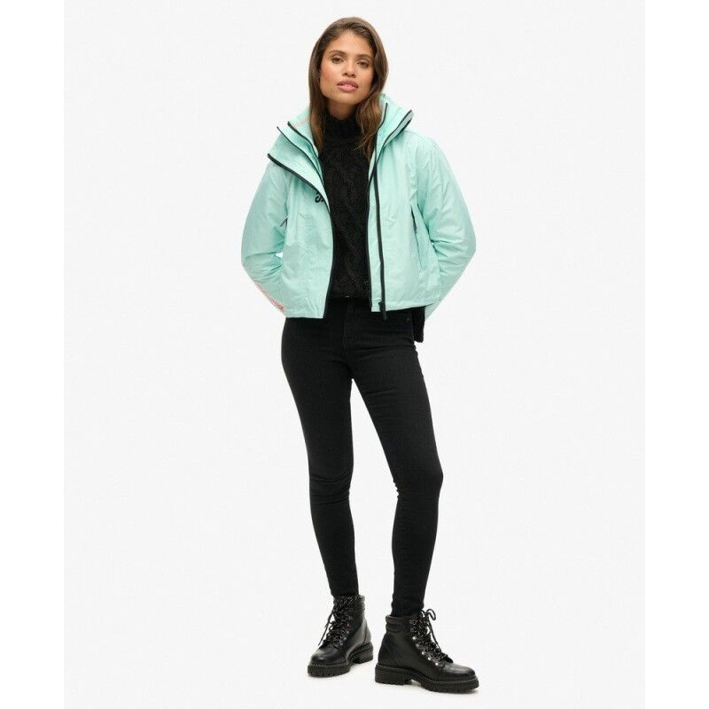 Superdry Hooded Embroidered SD Windbreaker Jacket - Chaqueta cortavientos - Mujer | Hardloop