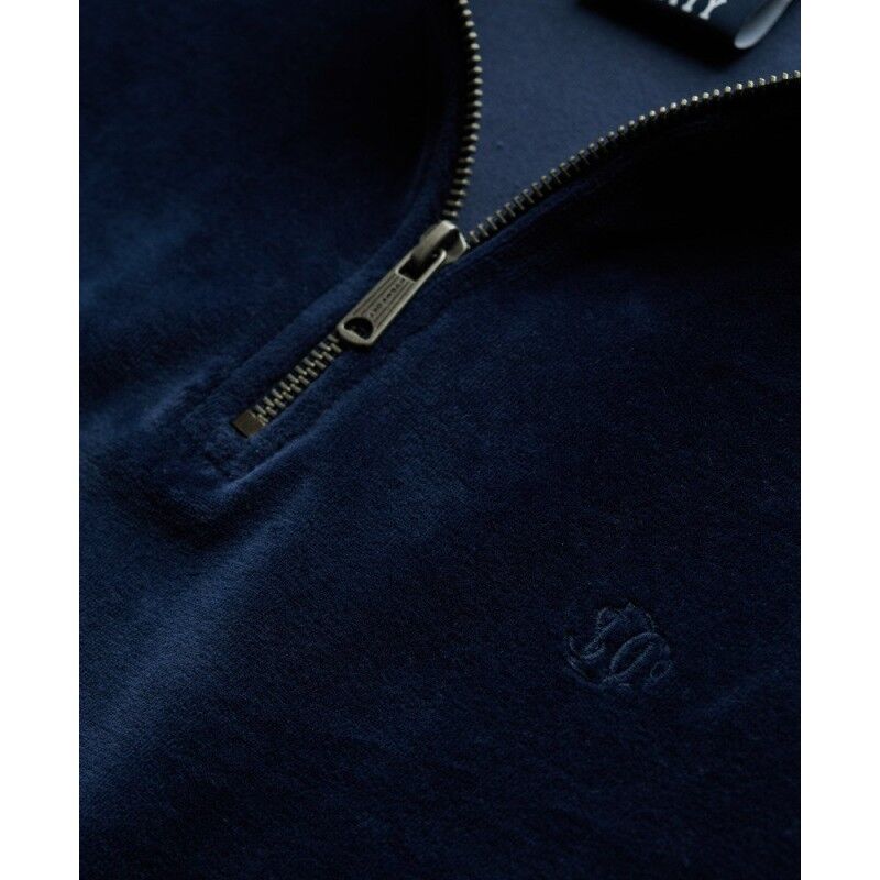 Superdry Velour Half Zip Sweatshirt - Pullover - Damen | Hardloop