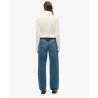 Superdry Organic Cotton Mid Rise Wide Leg Jean - Calça mulher | Hardloop