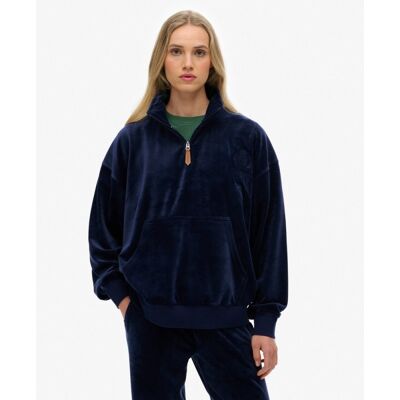 Country Club Velour Quarter Zip - Dámská mikina