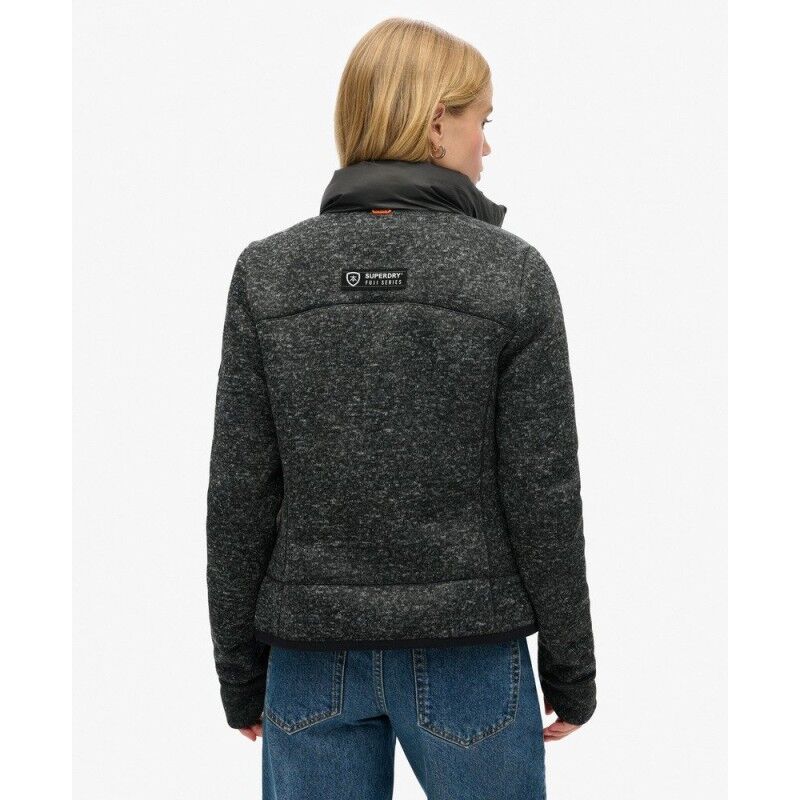 Superdry Storm Knit Hybrid Jacket - Hybridjakker - Damer | Hardloop