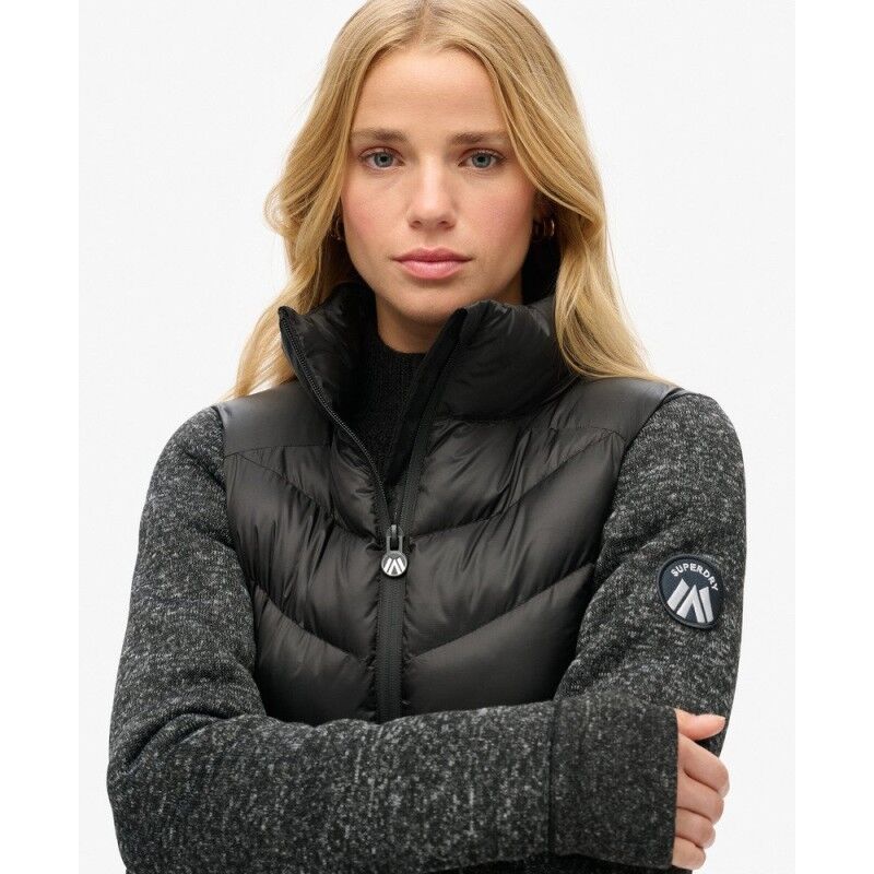 Superdry Storm Knit Hybrid Jacket - Veste hybride femme | Hardloop