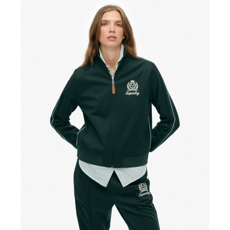 Superdry Country Club Track Top - Sweatshirt sem capuz mulher | Hardloop