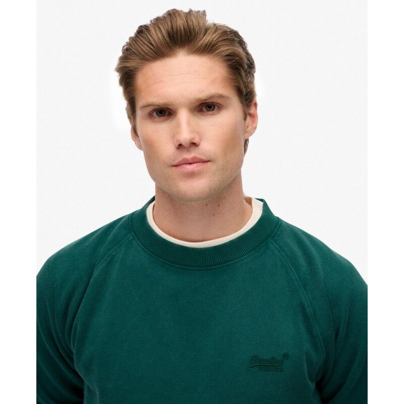 Superdry Essential Logo Raglan Crew Sweatshirt - Pánská mikina | Hardloop