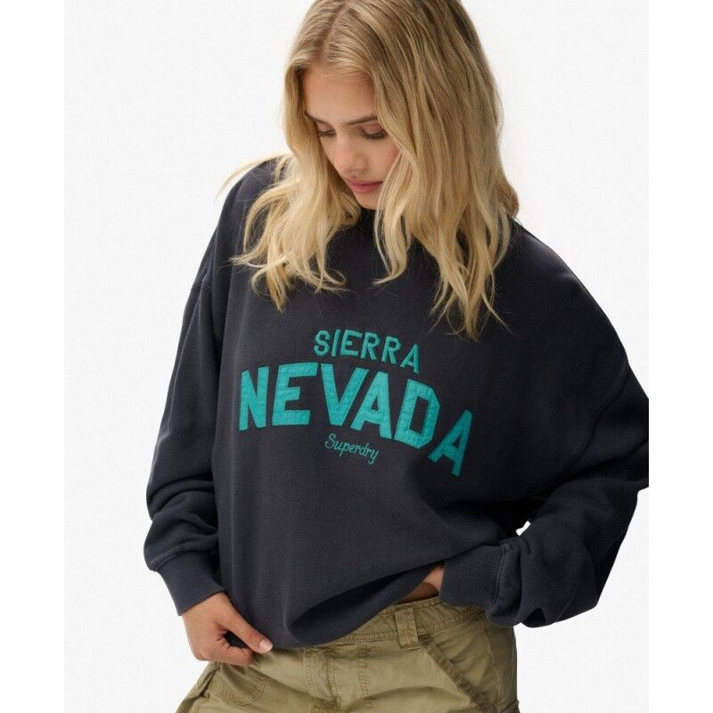 Superdry Outdoor Location Loose Crew Sweatshirt - Sweatshirt femme | Hardloop