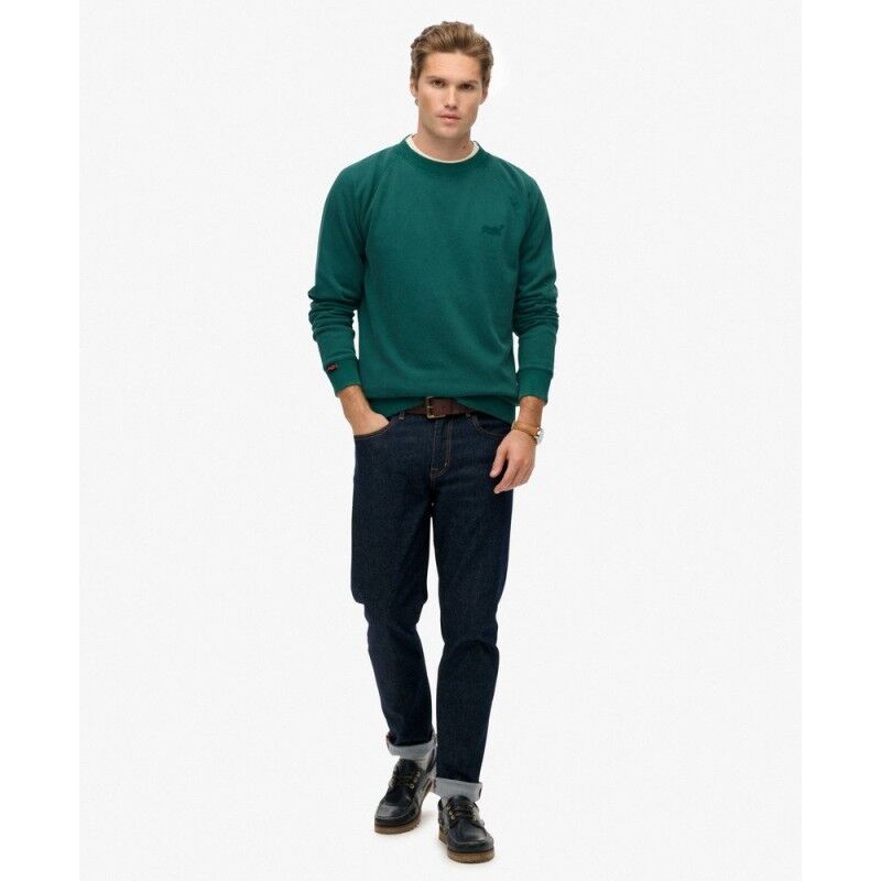 Superdry Essential Logo Raglan Crew Sweatshirt - Jumper - Men's | Hardloop