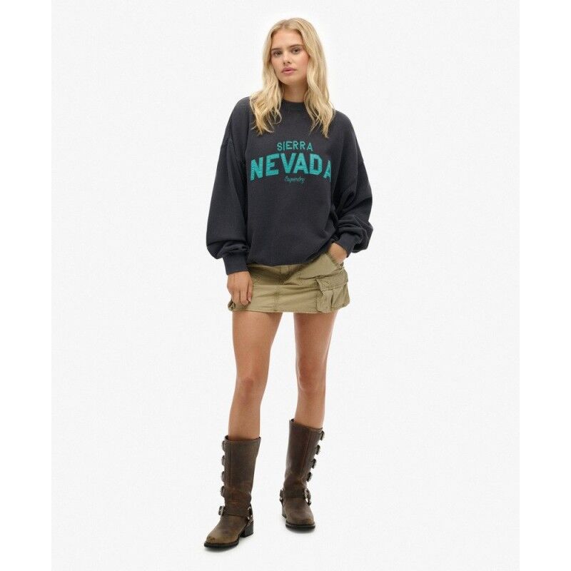 Superdry Outdoor Location Loose Crew Sweatshirt - Sweatshirt femme | Hardloop