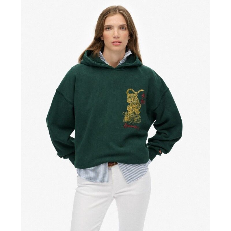 Superdry Tokyo Narrative Oversized Hoodie - Hoodie - Damen | Hardloop