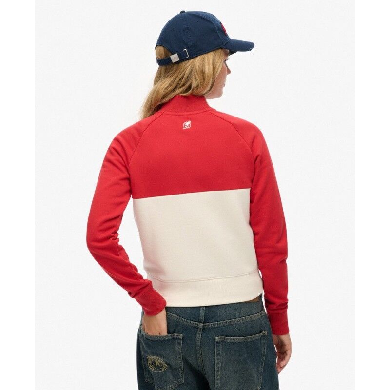 Superdry Athletic Essentials Zip Through Track Top - Sweatshirt femme | Hardloop
