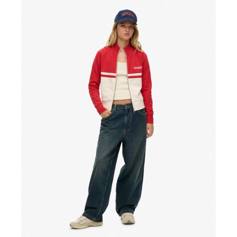 Superdry Athletic Essentials Zip Through Track Top - Trui - Dames | Hardloop