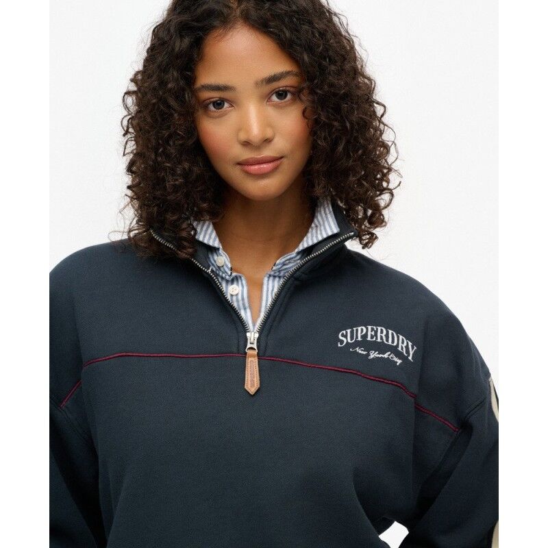 Superdry Country Club Tape Henley Jumper - Jumper - Women's | Hardloop