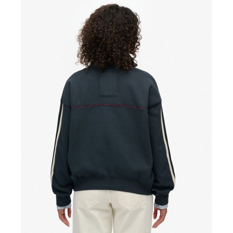 Superdry Country Club Tape Henley Jumper - Dámská mikina | Hardloop
