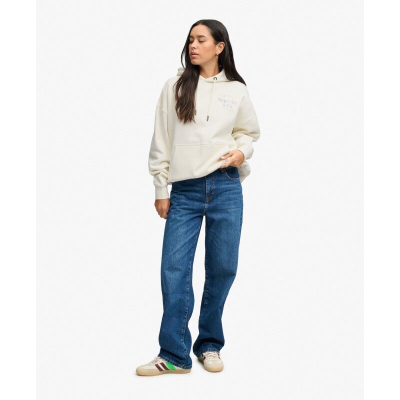 Superdry Luxe Casual Relaxed Hoodie - Sweatshirt à capuche femme | Hardloop
