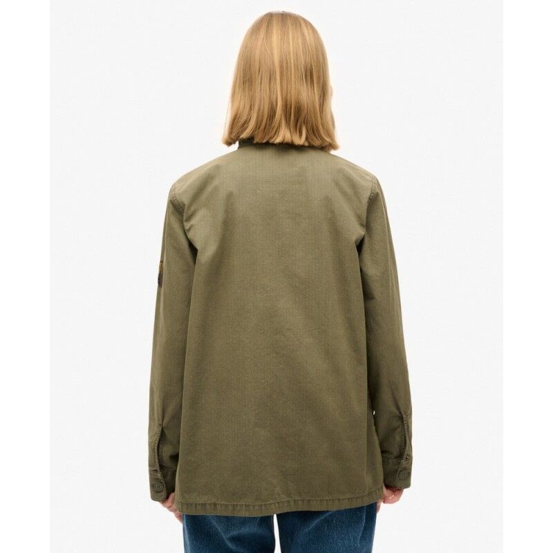 Superdry Military Overshirt - Damski Koszula wierzchnia | Hardloop