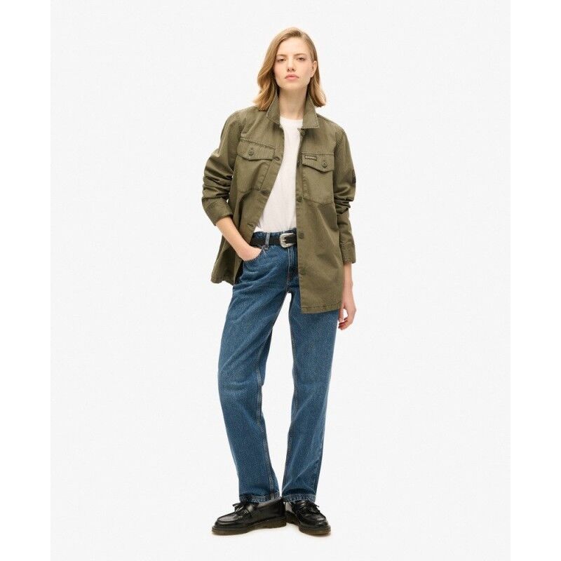 Superdry Military Overshirt - Sobrecamisa - Mulher | Hardloop