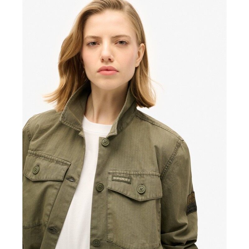 Superdry Military Overshirt - Sobrecamisa - Mujer | Hardloop