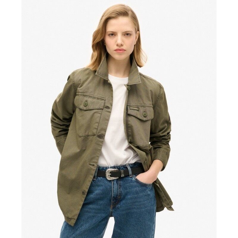 Superdry Military Overshirt - Sobrecamisa - Mujer | Hardloop