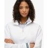 Superdry Country Club Embossed Half Zip Jumper - Dámská mikina | Hardloop