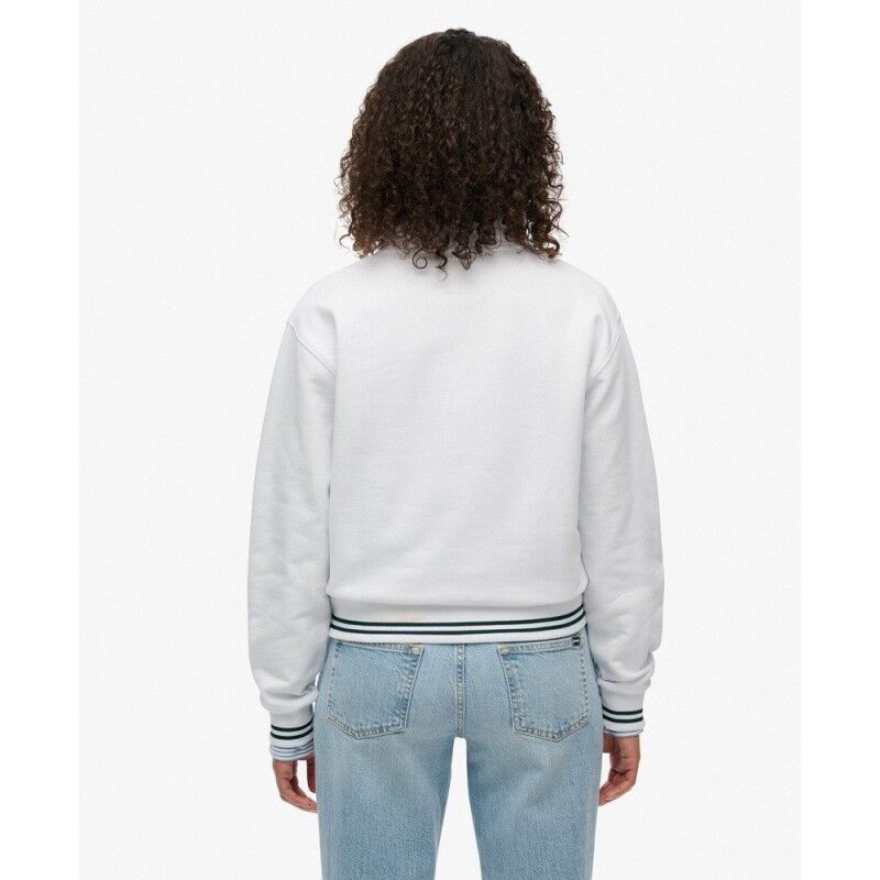 Superdry Country Club Embossed Half Zip Jumper - Sweatshirt femme | Hardloop
