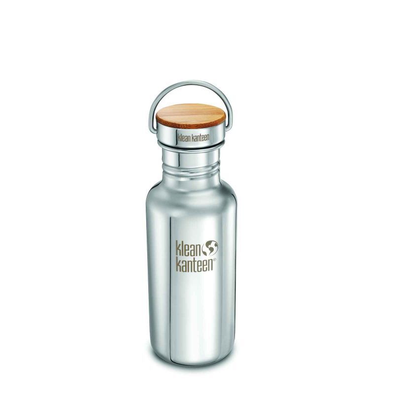 Klean Kanteen Reflect 18oz - Bamboo Cap - Bidon | Hardloop