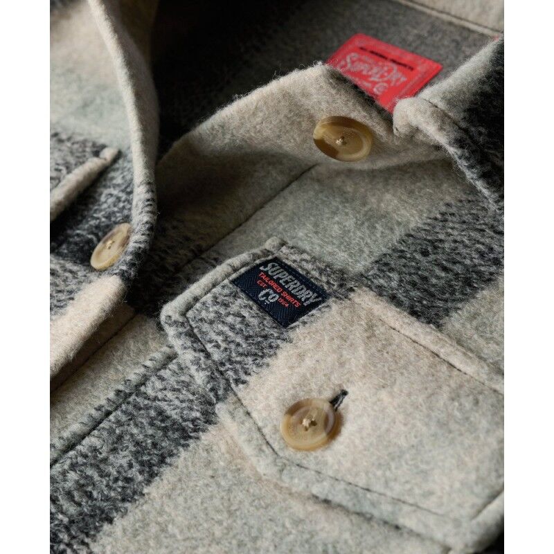 Superdry Heavyweight Unlined Overshirt - Surchemise femme | Hardloop