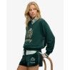 Superdry Country Club Loose V-Neck Sweatshirt - Trui - Dames | Hardloop