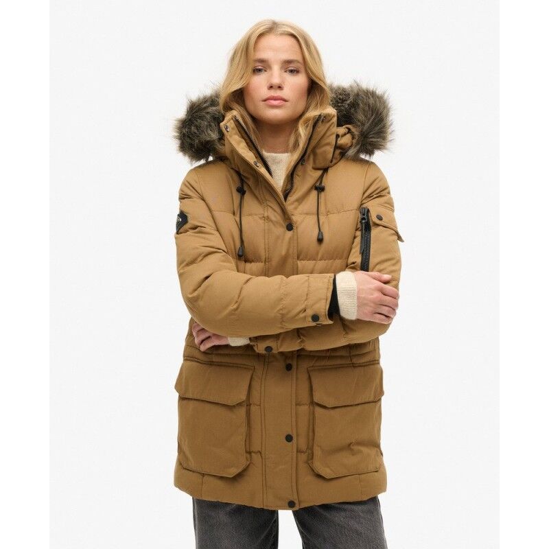 Superdry Microfiber Expedition Parka Jacket - Parka - Damer | Hardloop