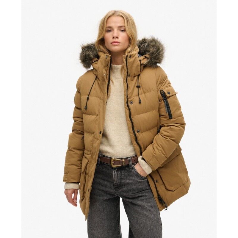 Superdry Microfiber Expedition Parka Jacket - Parka - Dam | Hardloop