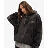 Superdry Country Club Velour Relaxed Hoodie - Munkjacka - Dam | Hardloop