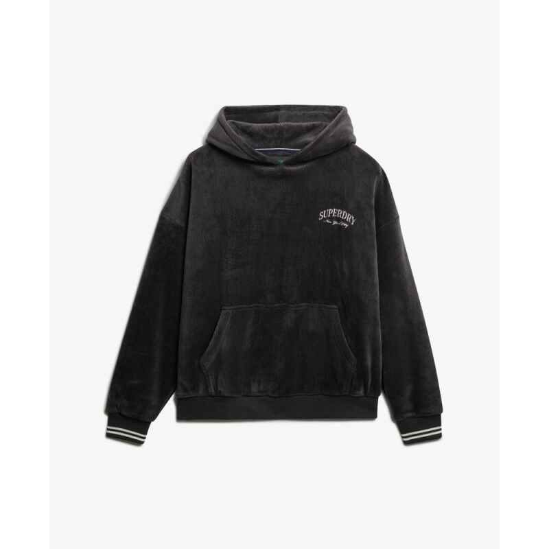 Superdry Country Club Velour Relaxed Hoodie - Sudadera - Mujer | Hardloop