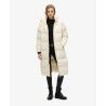 Superdry Hooded Longline Puffer Coat - Synthetic jacket - Women's | Hardloop