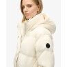 Superdry Hooded Longline Puffer Coat - Casaco penas mulher | Hardloop