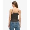 Superdry Retro Rocker Graphic Rib Cami Top - Débardeur femme | Hardloop