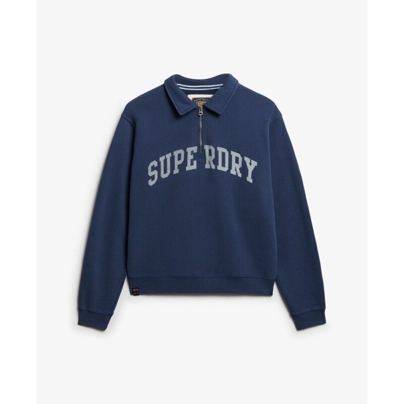 Superdry Athletic Essentials Collared Half Zip Sweatshirt - Trui - Dames | Hardloop