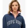 Superdry Athletic Essentials Collared Half Zip Sweatshirt - Pullover - Damen | Hardloop
