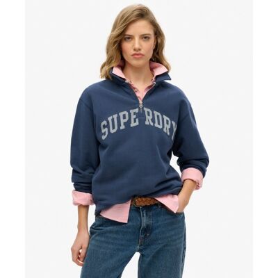 Athletic Essentials Collared Half Zip Sweatshirt - Bluza damska
