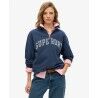 Superdry Athletic Essentials Collared Half Zip Sweatshirt - Jumper - Women's | Hardloop