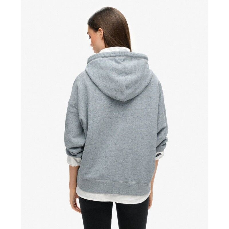Superdry Essential Logo Overdyed Zip Hoodie - Sweatshirt mulher | Hardloop