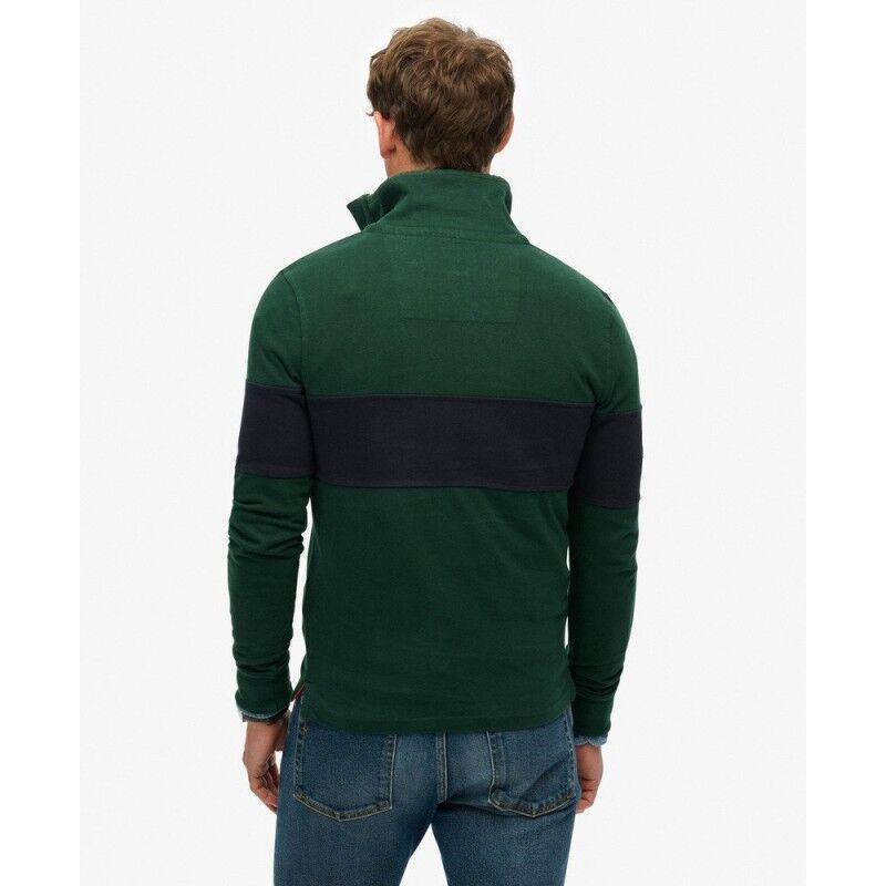Superdry Classic Rugby Half Zip Top - Pulloverit - Miehet | Hardloop