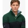 Superdry Classic Rugby Half Zip Top - Sweatere - Herrer | Hardloop