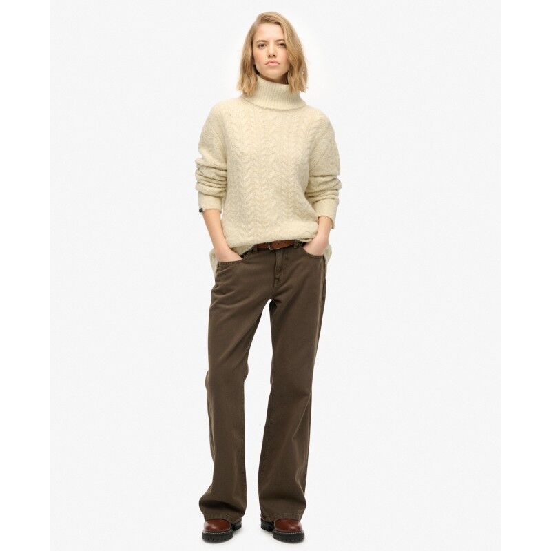 Superdry Cable Roll Neck Jumper - Jerséis - Mujer | Hardloop